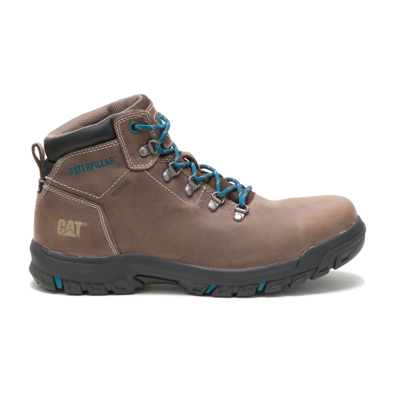 Caterpillar Mae Steel Toe Waterproof Philippines - Womens Steel Toe Boots - Brown 13546XBIO